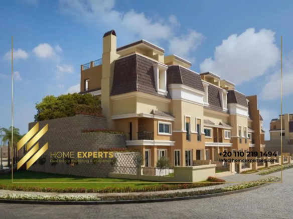 شقة جاهزة للسكن بحديقة للبيع في سراي