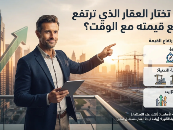 كيف تختار العقار الذي ترتفع قيمته مع الوقت؟