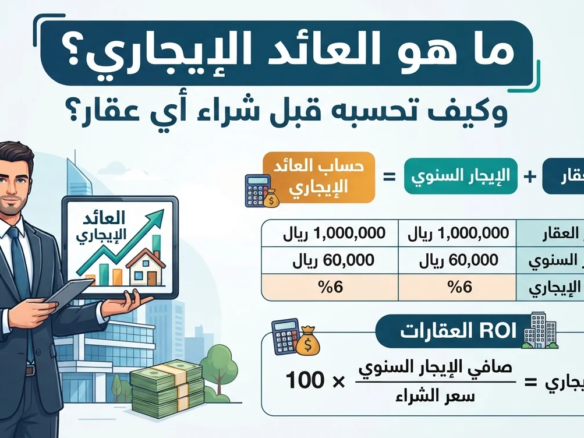 ما هو العائد الإيجاري؟ وكيف تحسبه قبل شراء أي عقار؟