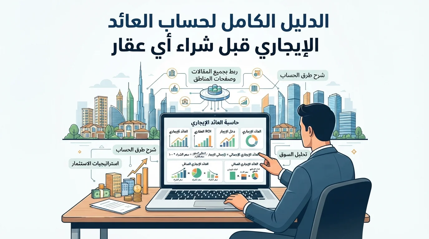 الدليل الكامل لحساب العائد الإيجاري قبل شراء أي عقار