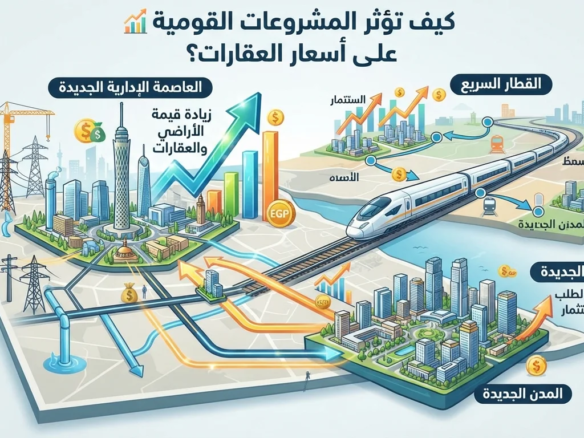 المشروعات القومية والعقارات