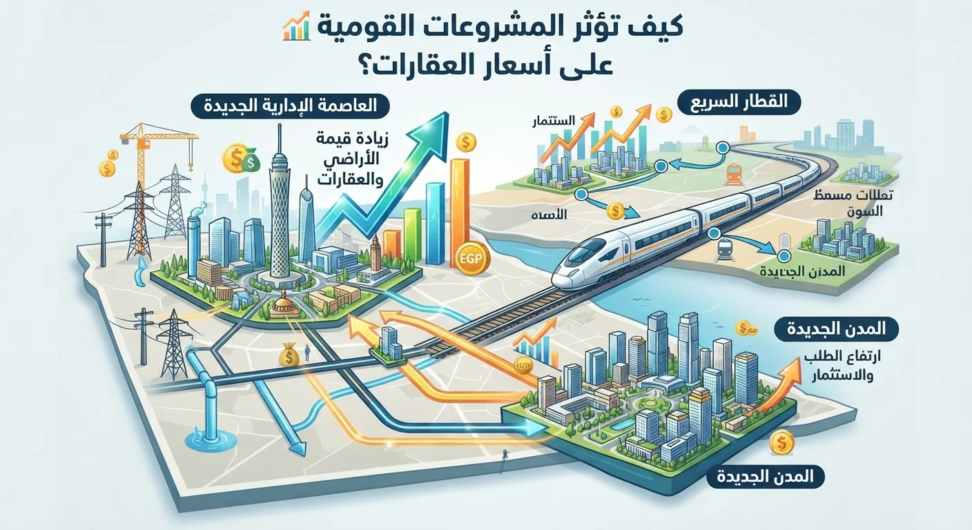 المشروعات القومية والعقارات