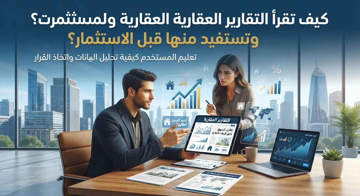كيف تقرأ التقارير العقارية وتستفيد منها قبل الاستثمار؟