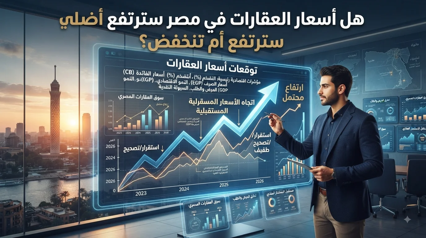 هل أسعار العقارات في مصر سترتفع أم تنخفض؟