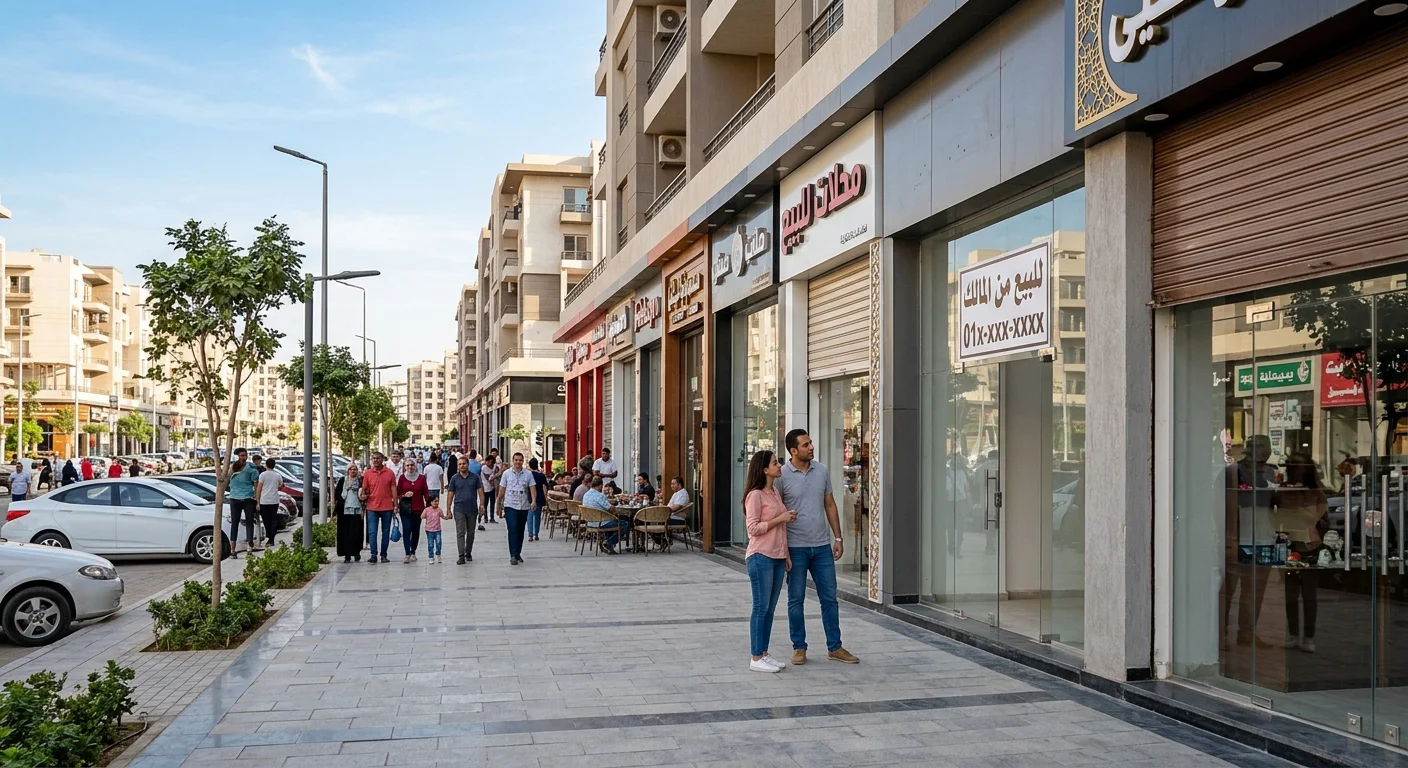 محلات للبيع في حدائق أكتوبر دليل اختيار وشراء المحل المناسب لنشاطك